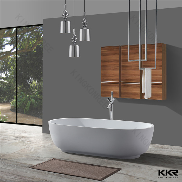 Tiefe freistehende Badewanne KKR-B036 aus China Hersteller - Solid